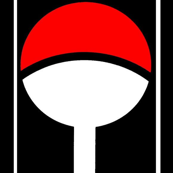 Uchiha Crest Clan Symbol Decal Sticker - Peel N Stick Sticker Graphic Decal - Picture 1 of 1
